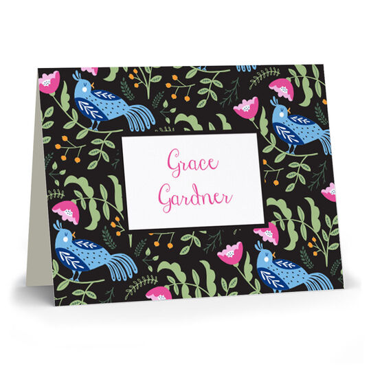 Black Birds of a Feather Folded Note Cards